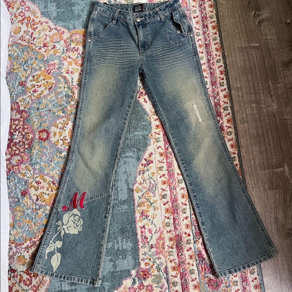 NWT y2k low rise boot cut jeans